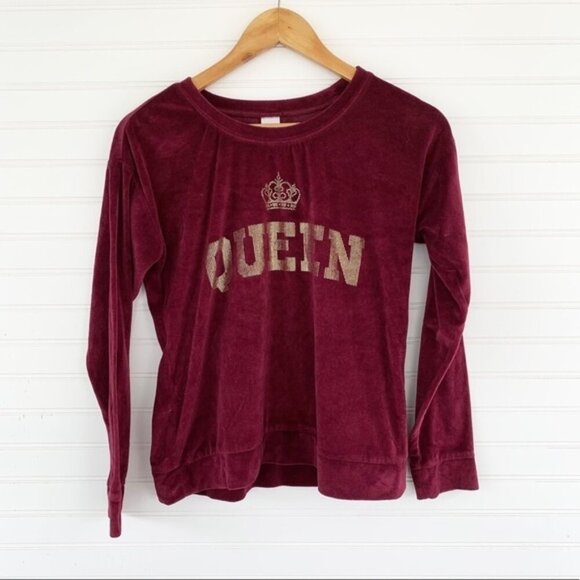 Childrens Place "Queen " Pajama Set women's size S - Picture 1 of 11